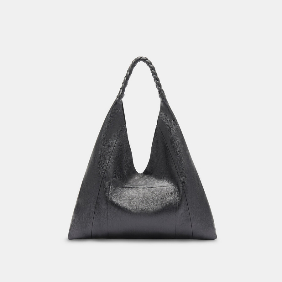 borsa mia tote in pelle nera