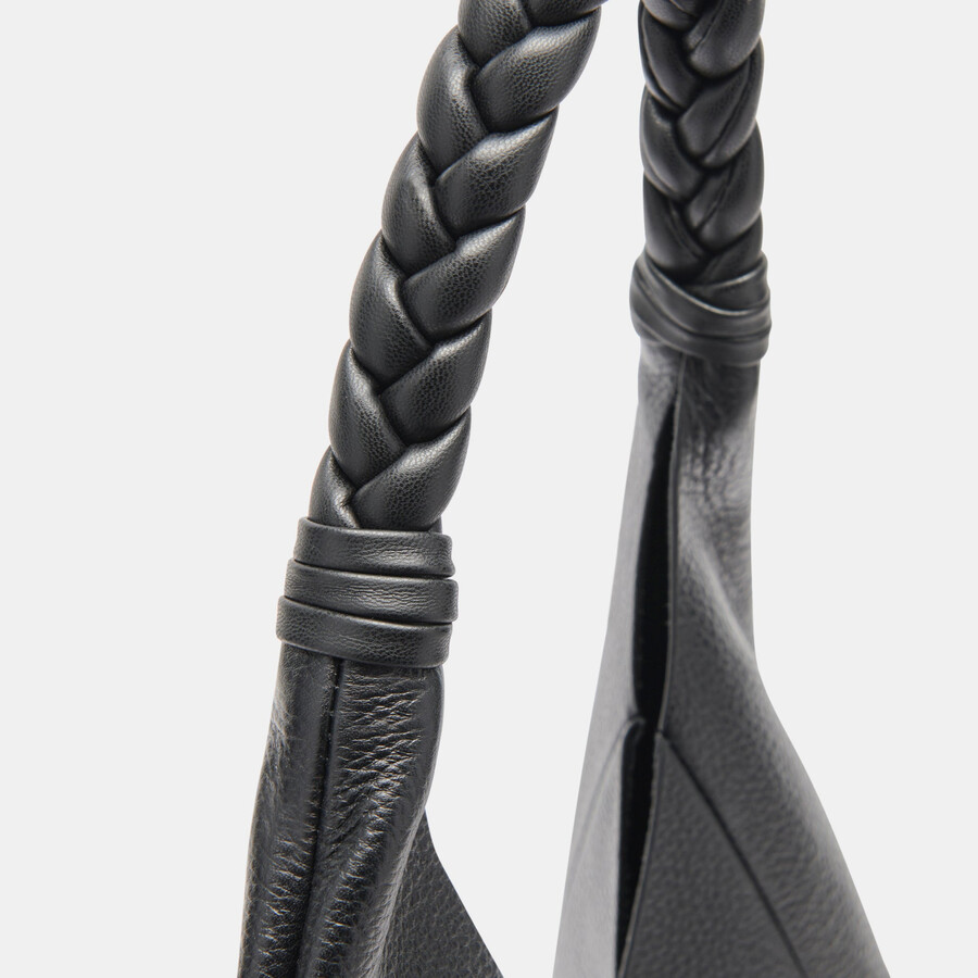borsa mia tote in pelle nera