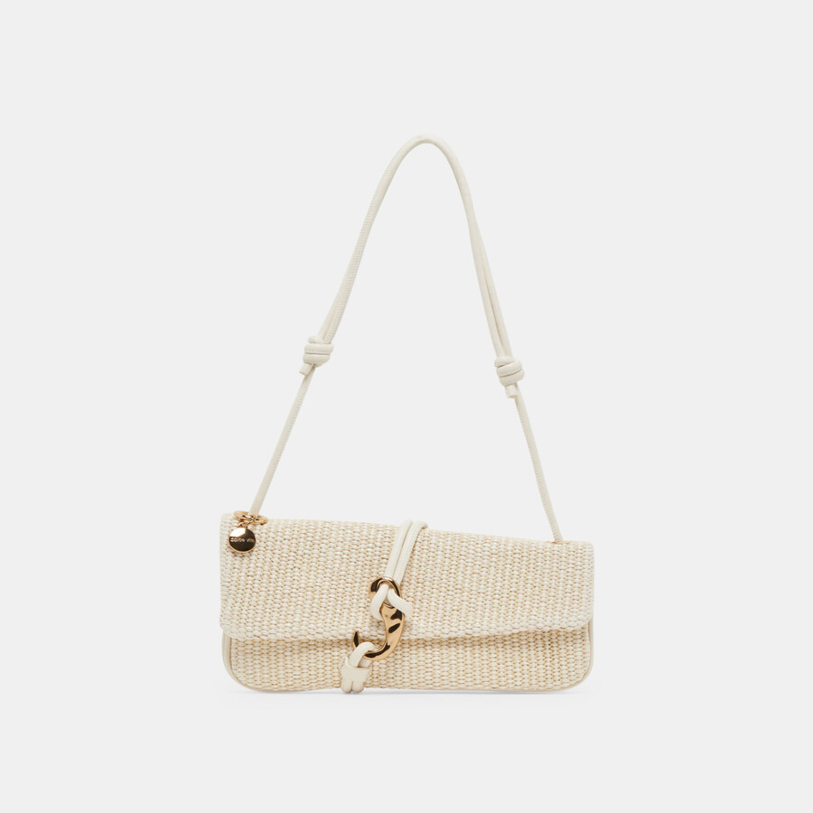 borsa a tracolla alice in rafia naturale