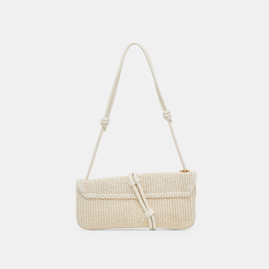 borsa a tracolla alice in rafia naturale