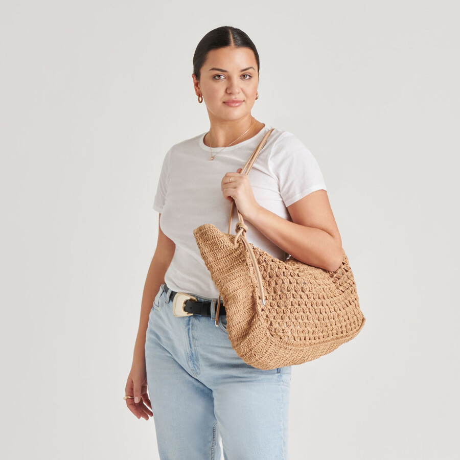 ravello tote natural rafia