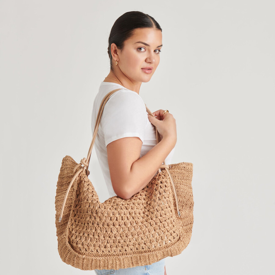 ravello tote natural rafia