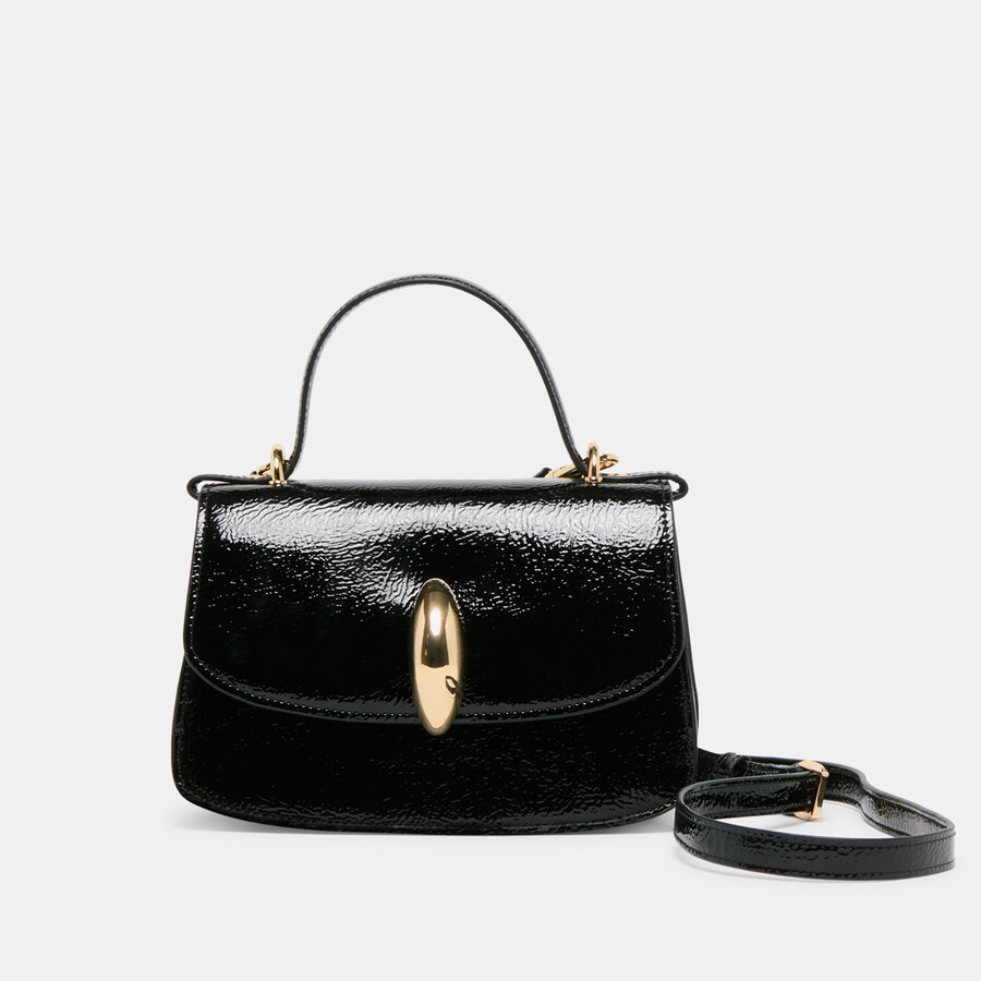 lucia crossbody nero crackled stella