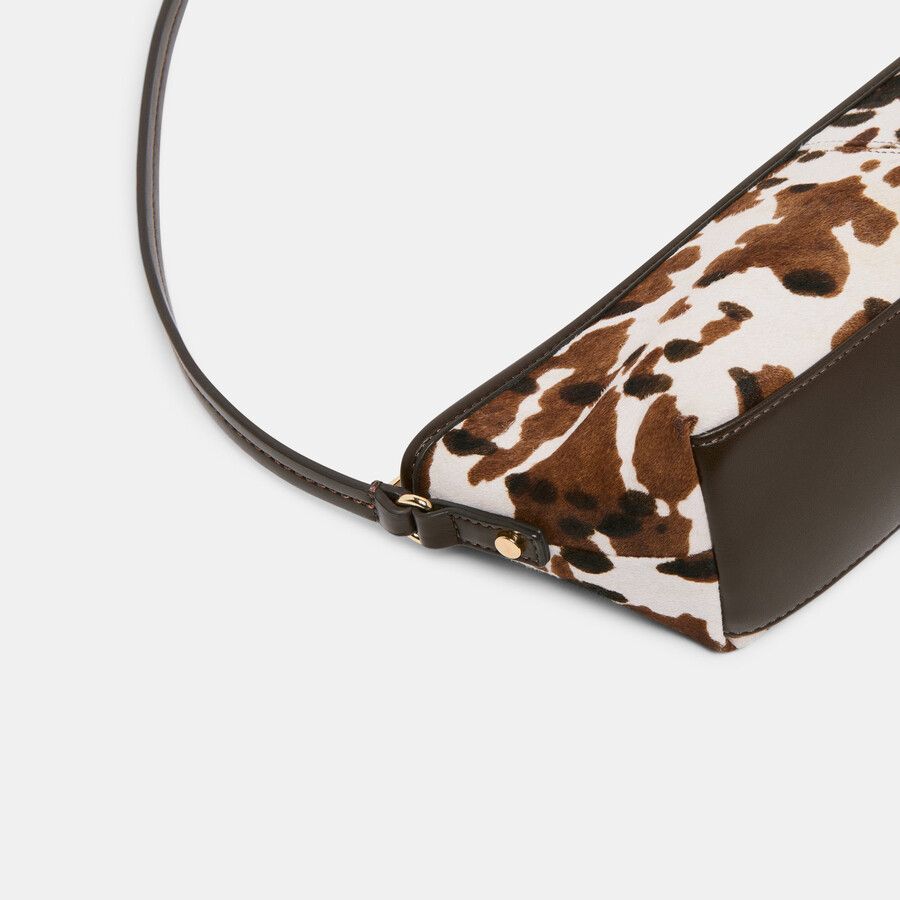 borsa a tracolla savaii in cavallino color cacao