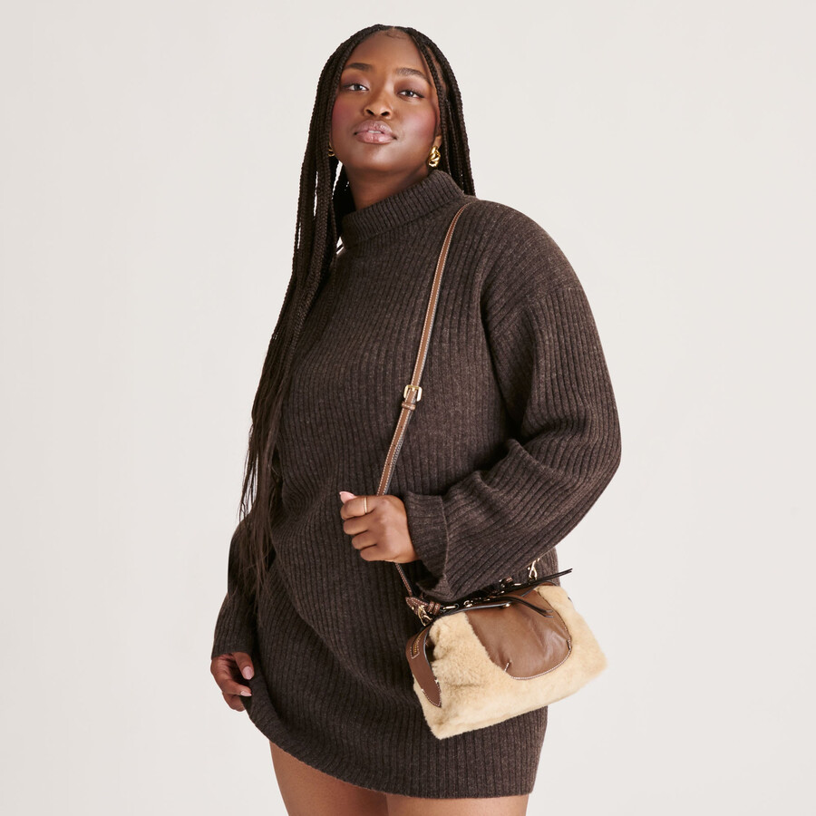 luna crossbody marrone multi stella