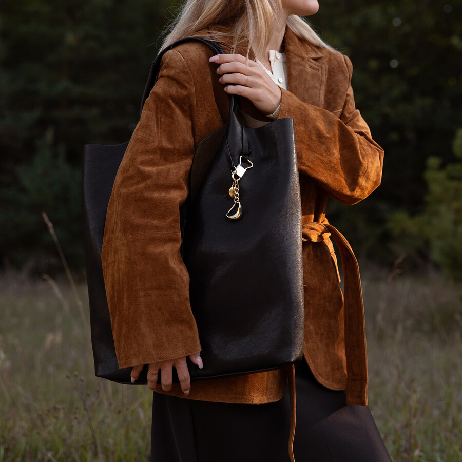borsa auguste tote nera stella