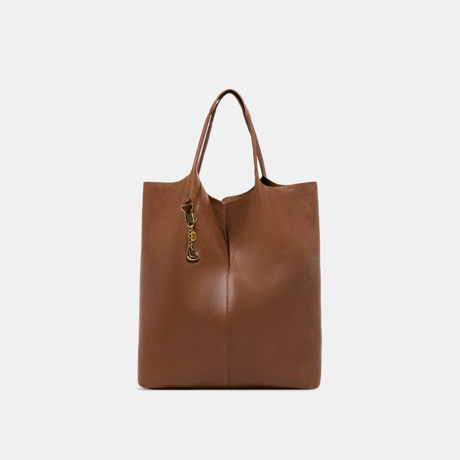 borsa auguste tote marrone stella