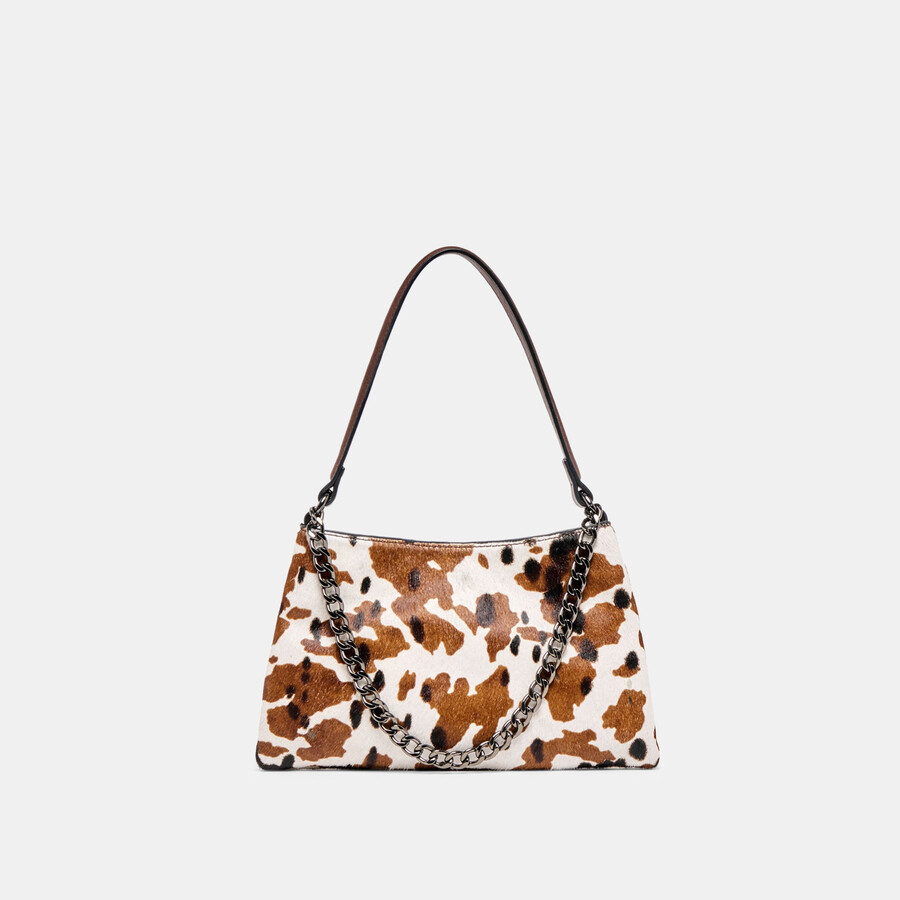borsa a tracolla jagger in cavallino color cacao
