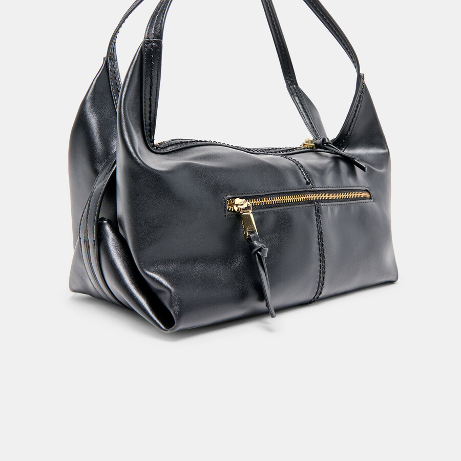 borsa a tracolla billy in pelle nera