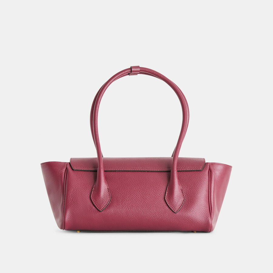borsa a tracolla irene in pelle bordeaux