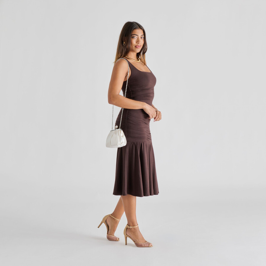 pochette kendall in raso bianco