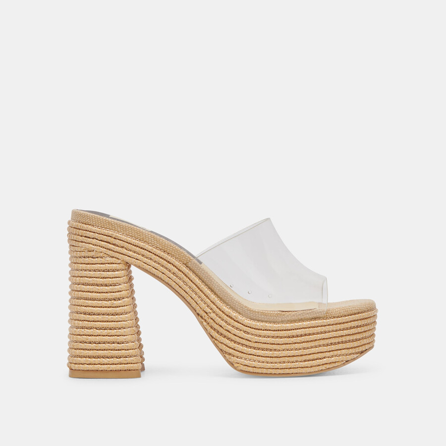 lichia heels vinile naturale