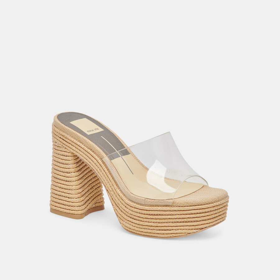 lichia heels vinile naturale