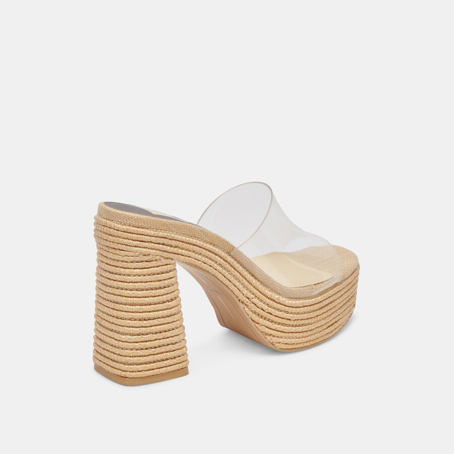 lichia heels vinile naturale