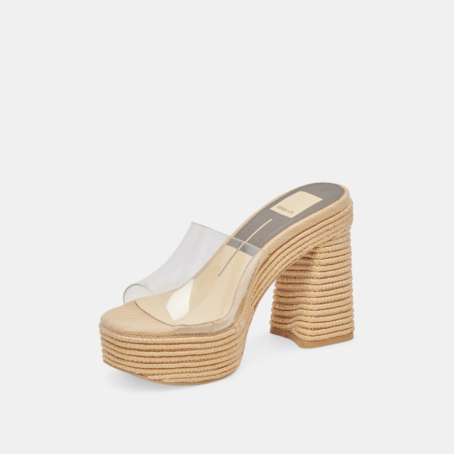 lichia heels vinile naturale