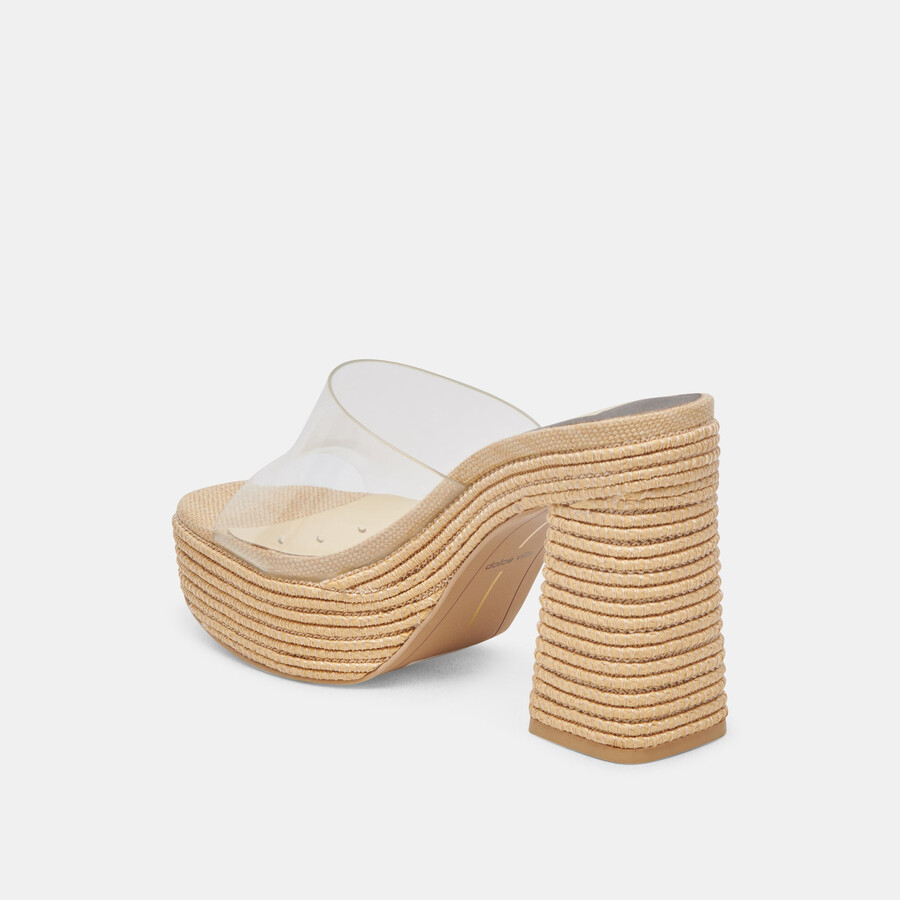 lichia heels vinile naturale