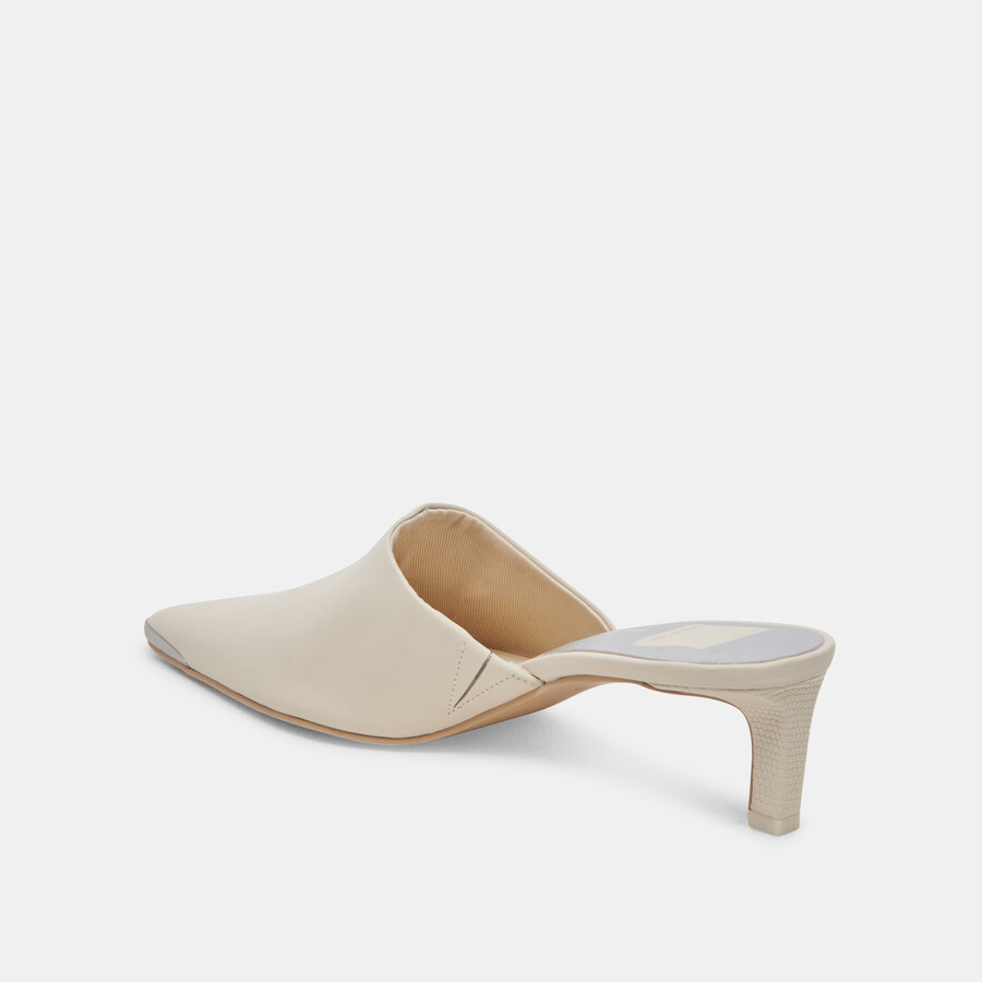 lexy heels in pelle avorio