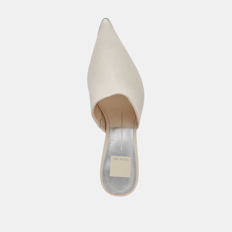 lexy heels in pelle avorio