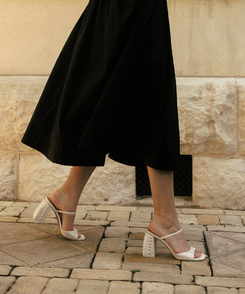 jemmy pearl heels vanilla silk