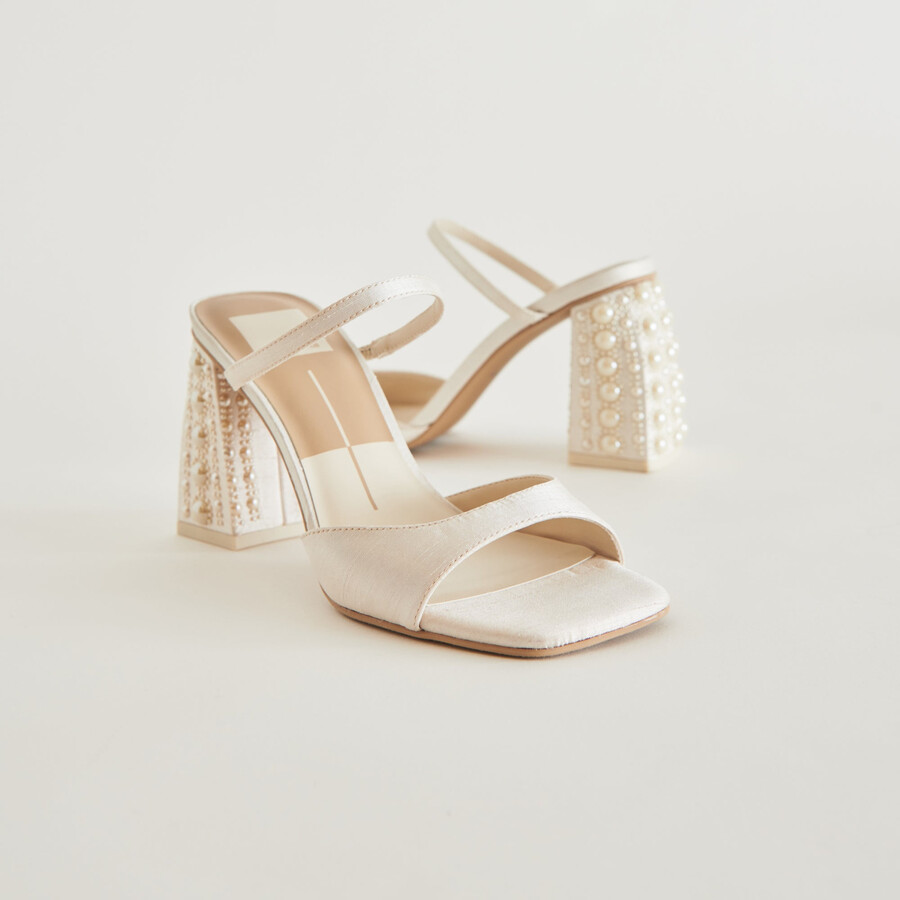 jemmy pearl heels vanilla silk