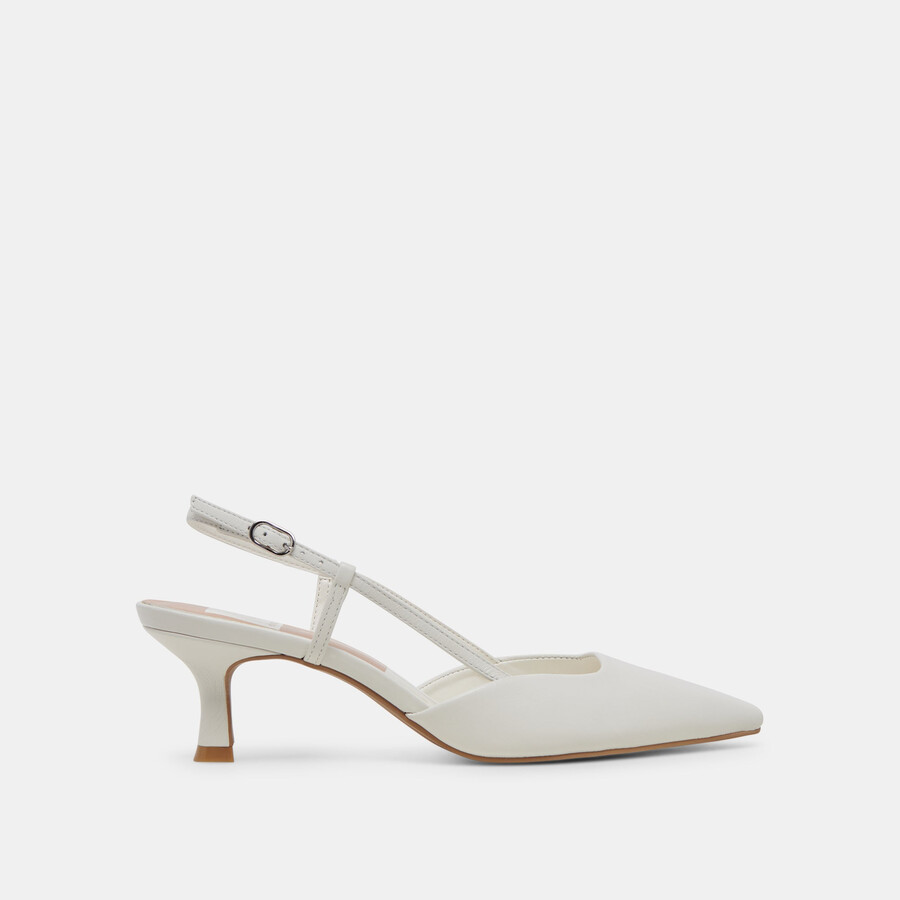 odela heels pelle bianca