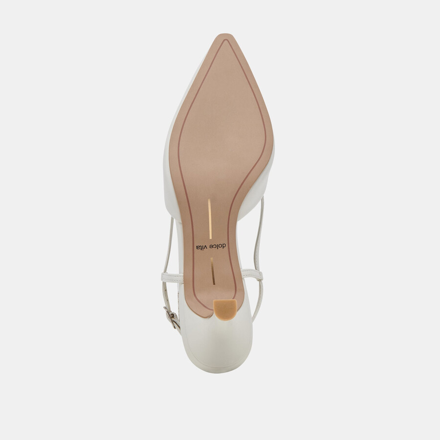 odela heels pelle bianca