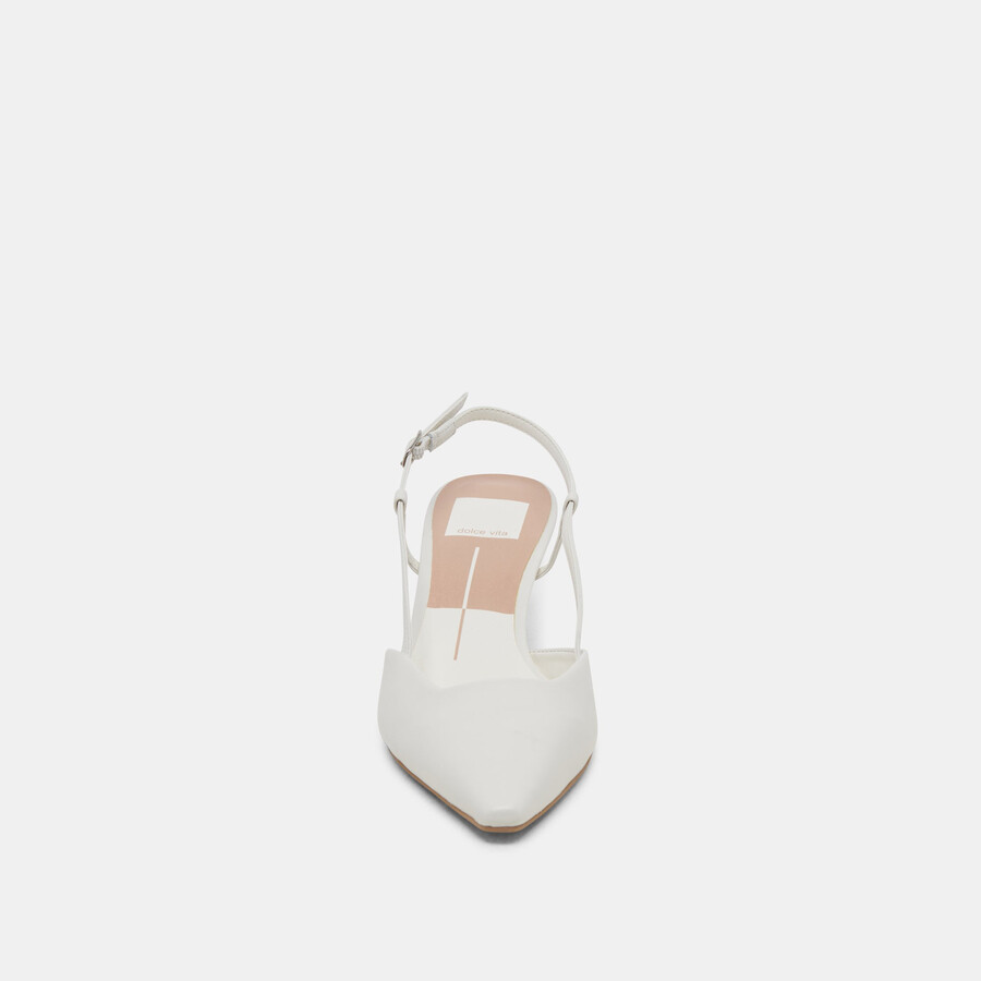 odela heels pelle bianca