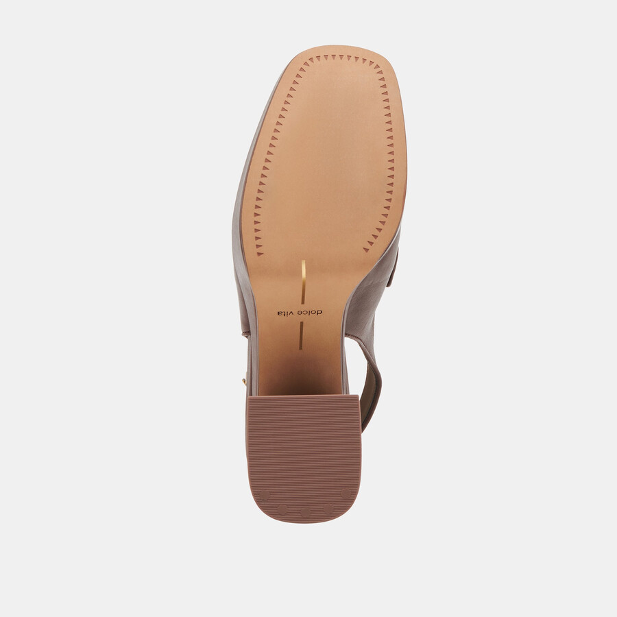 sirus heels in pelle color cioccolato