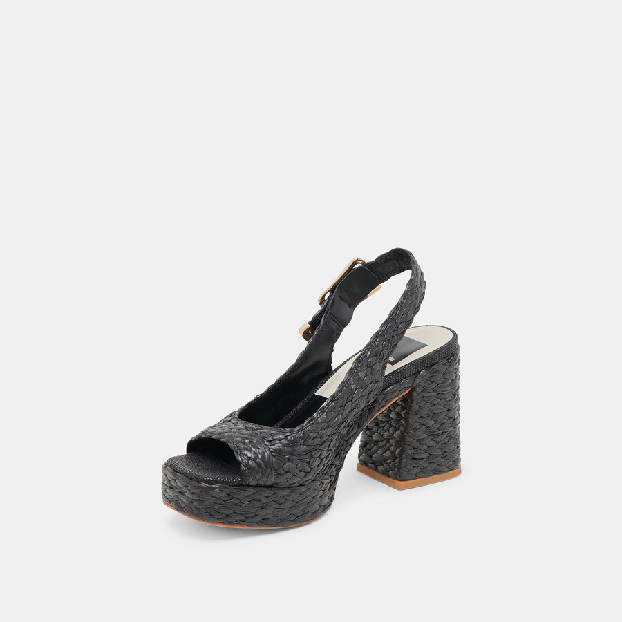 tacchi flores onyx rafia