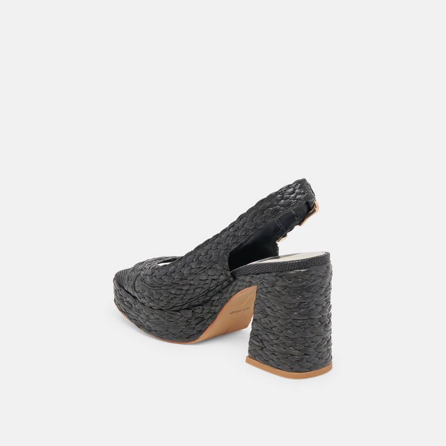 tacchi flores onyx rafia