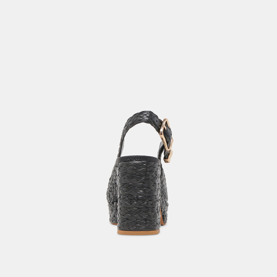 tacchi flores onyx rafia