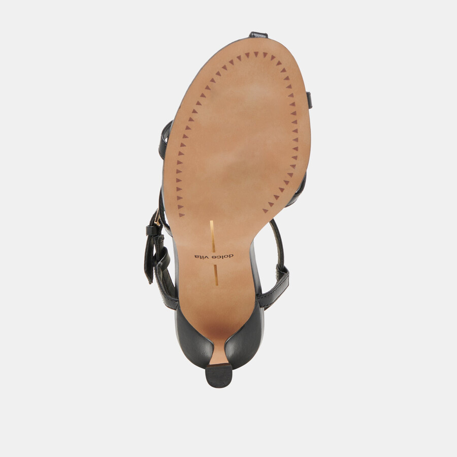 liane heels midnight crinkle patent