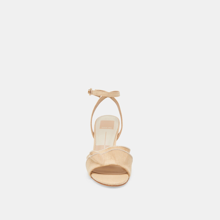 lunete heels lt rafia intrecciata naturale