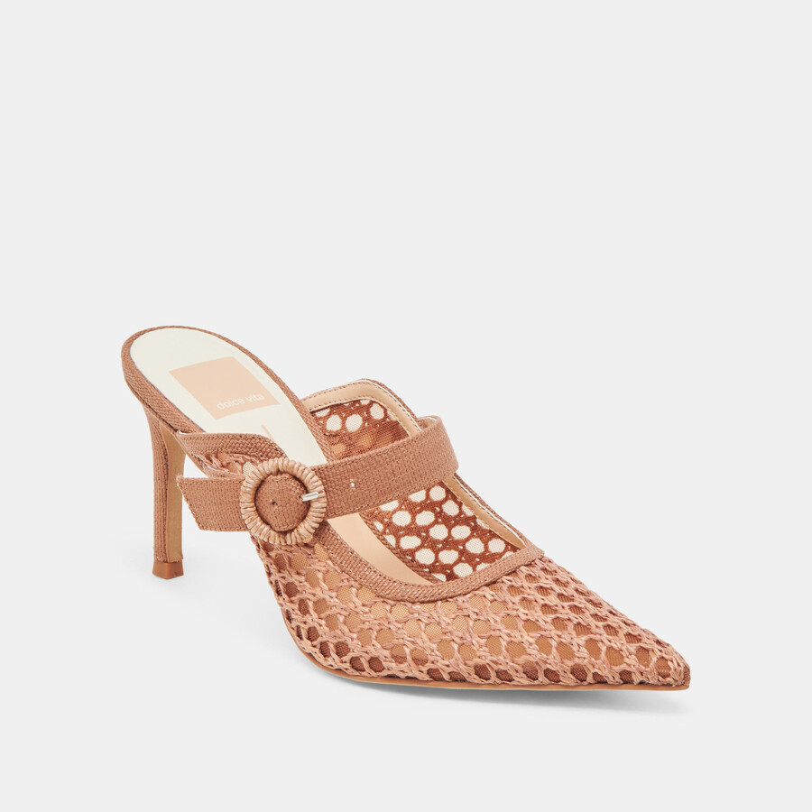 keekee heels saddle rafia intrecciata