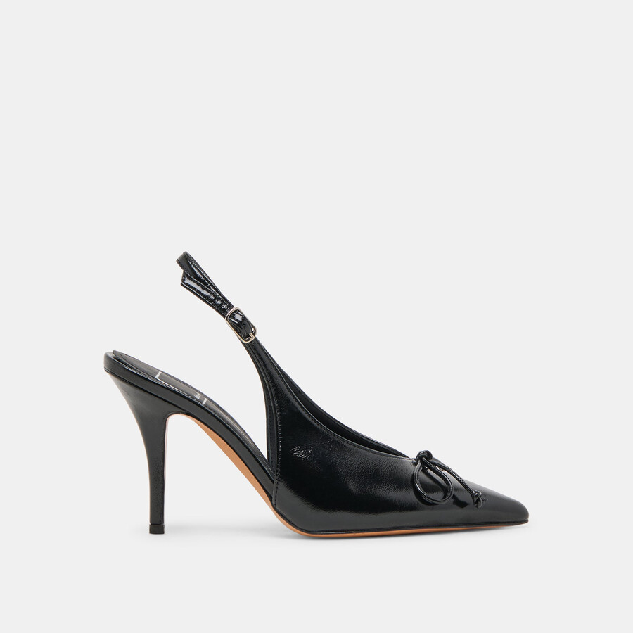 tacchi geena in pelle nera