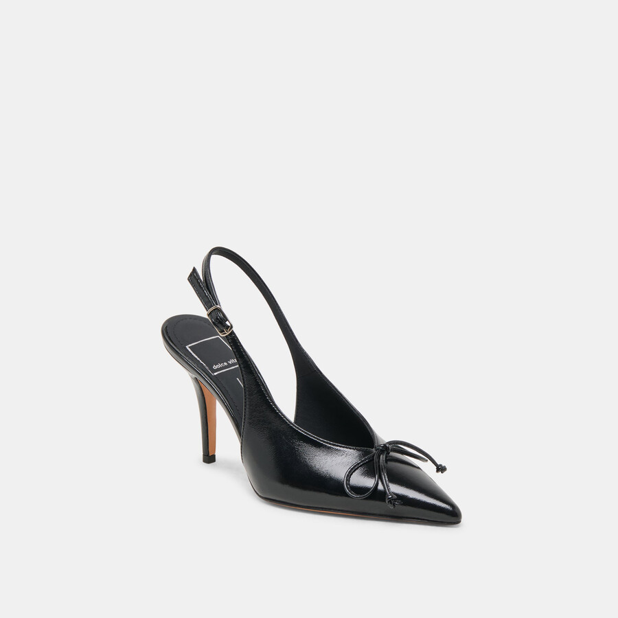 tacchi geena in pelle nera