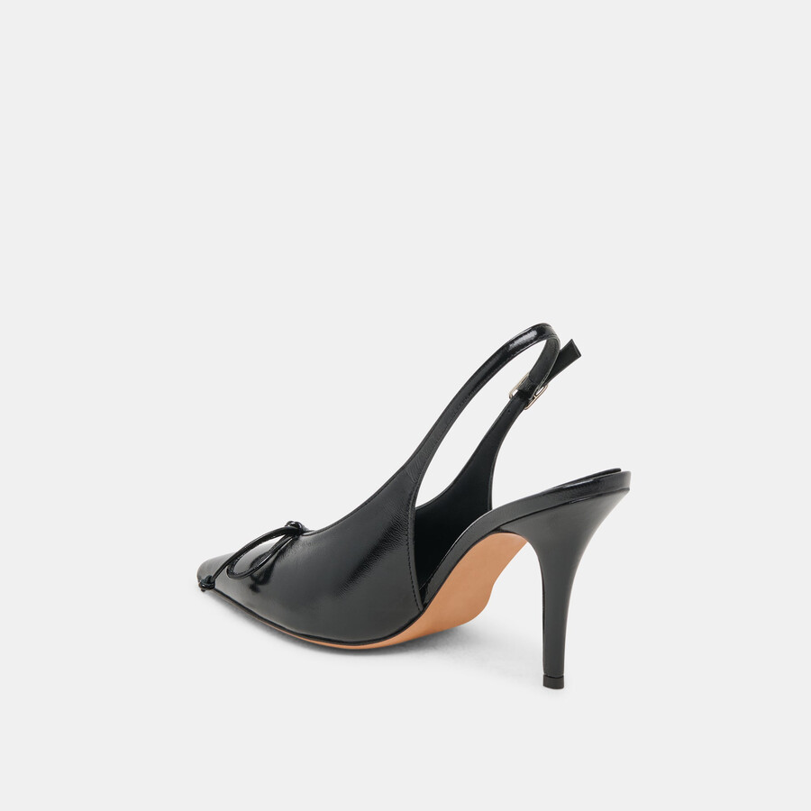 tacchi geena in pelle nera