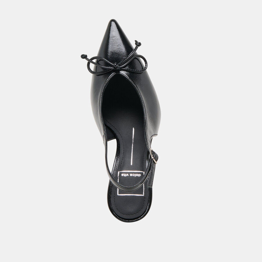 tacchi geena in pelle nera