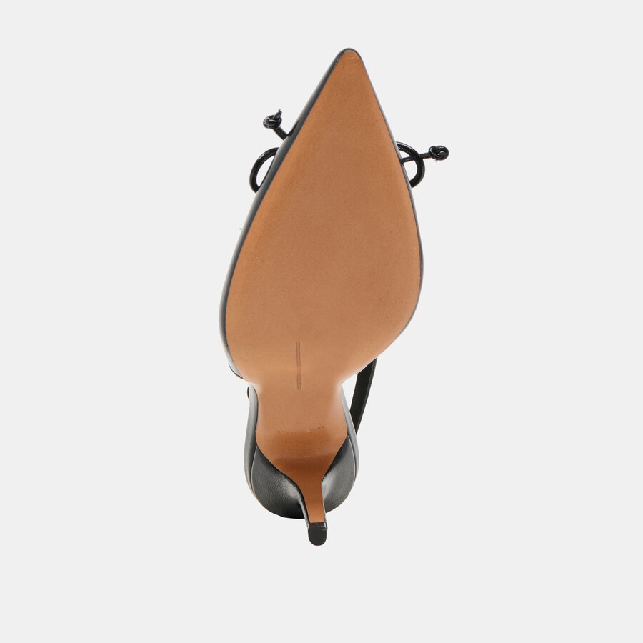 tacchi geena in pelle nera