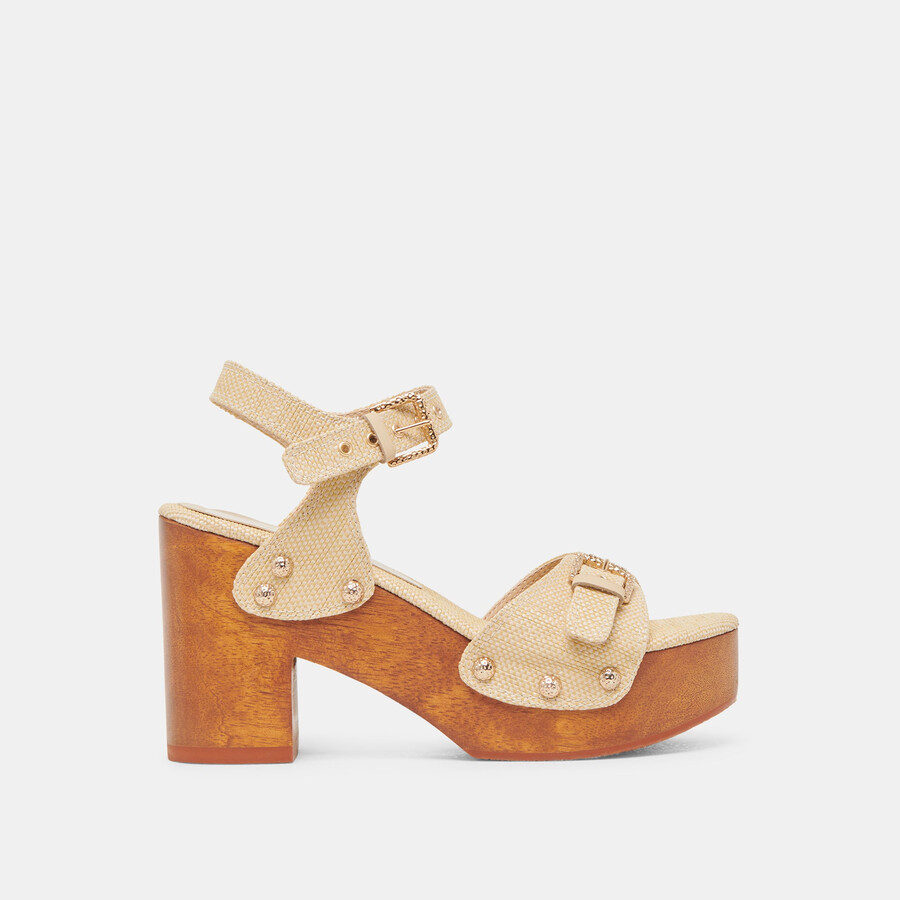 yandy heels lt rafia naturale