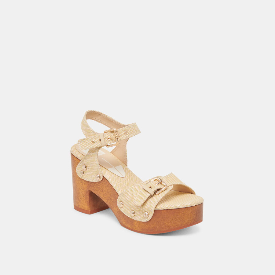 yandy heels lt rafia naturale