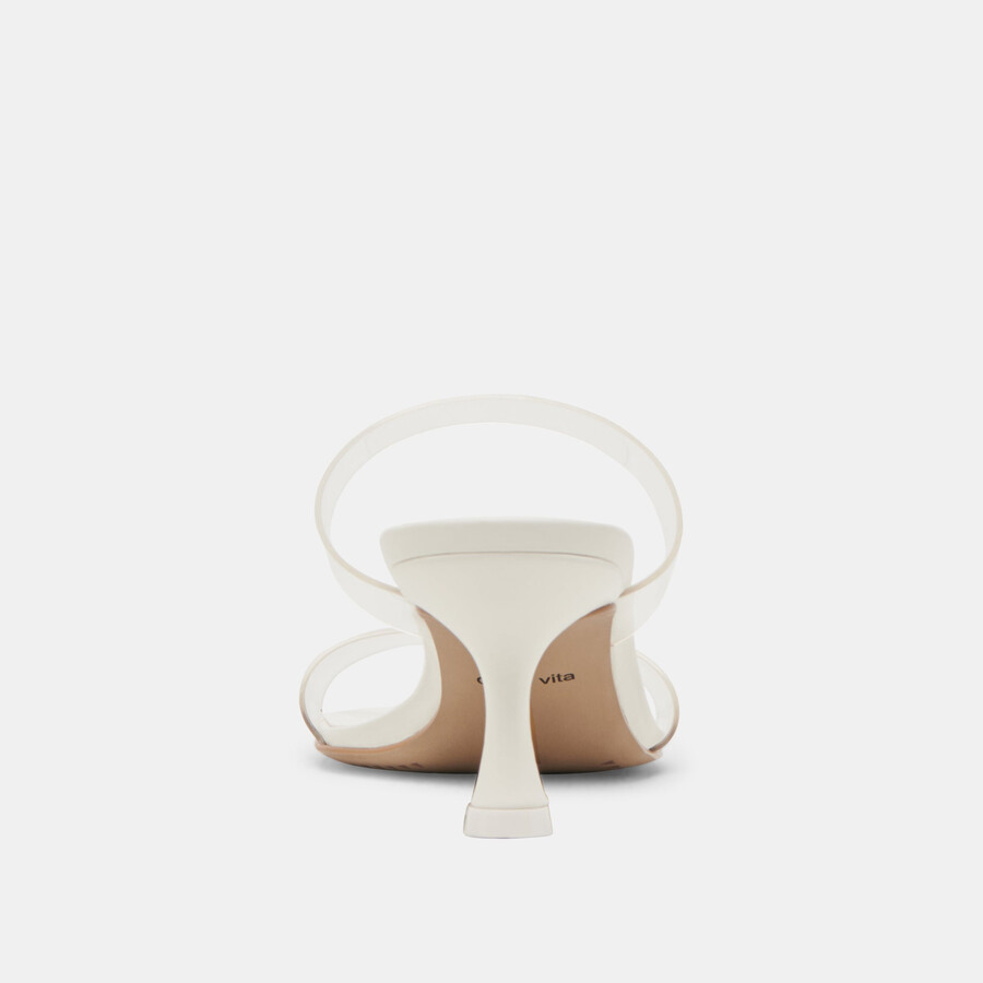 genora heels crystal vinyl