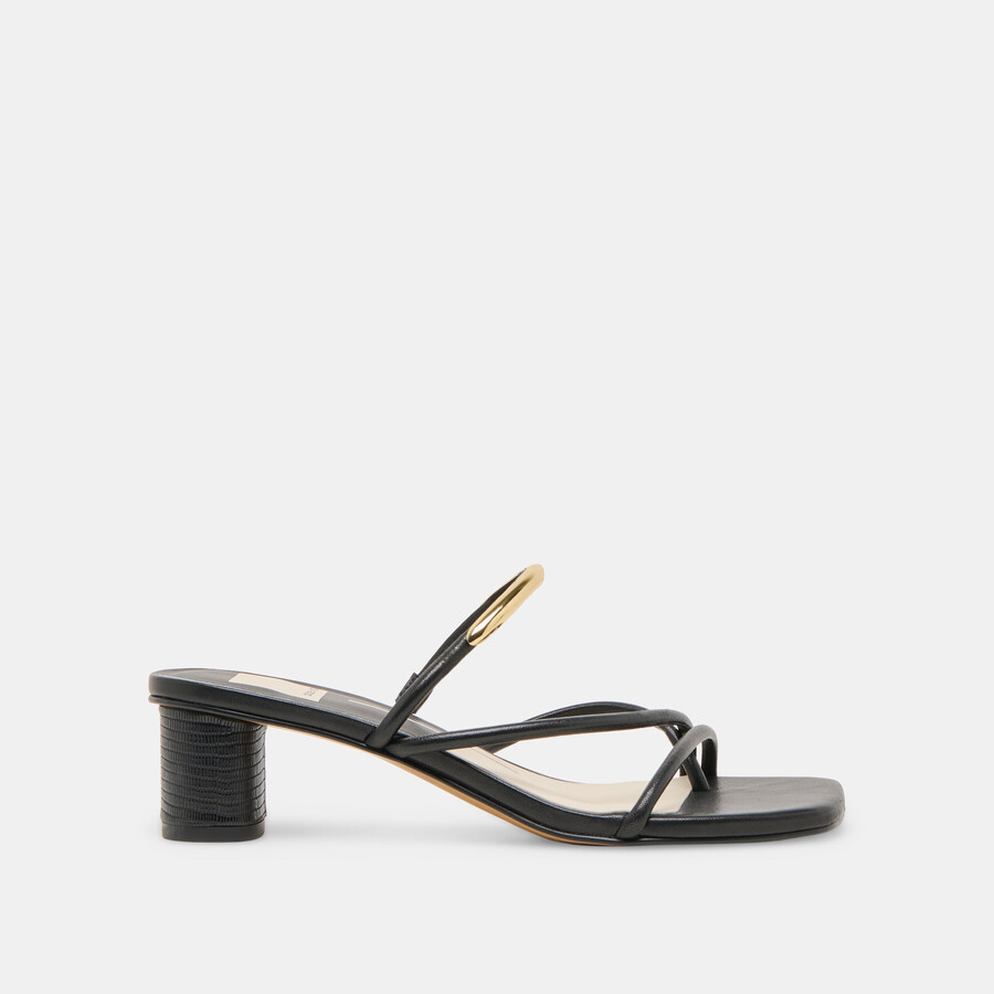 tacchi naira in pelle nera
