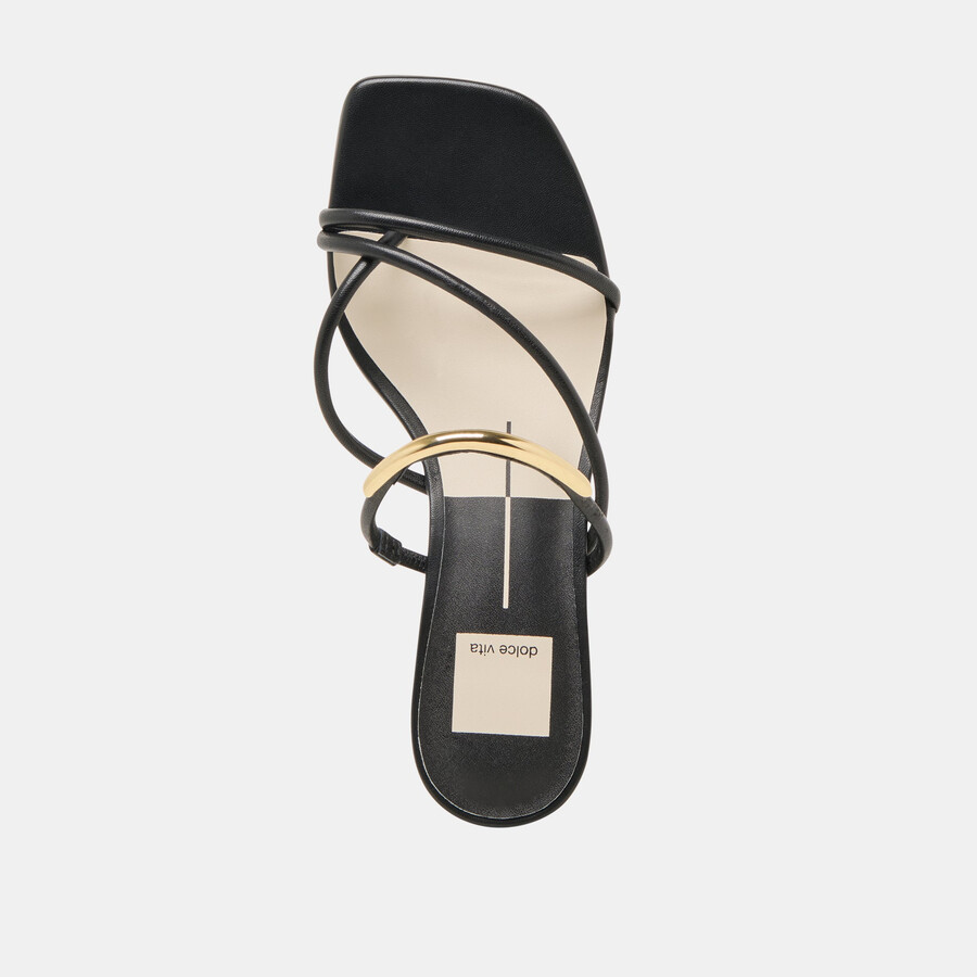 tacchi naira in pelle nera