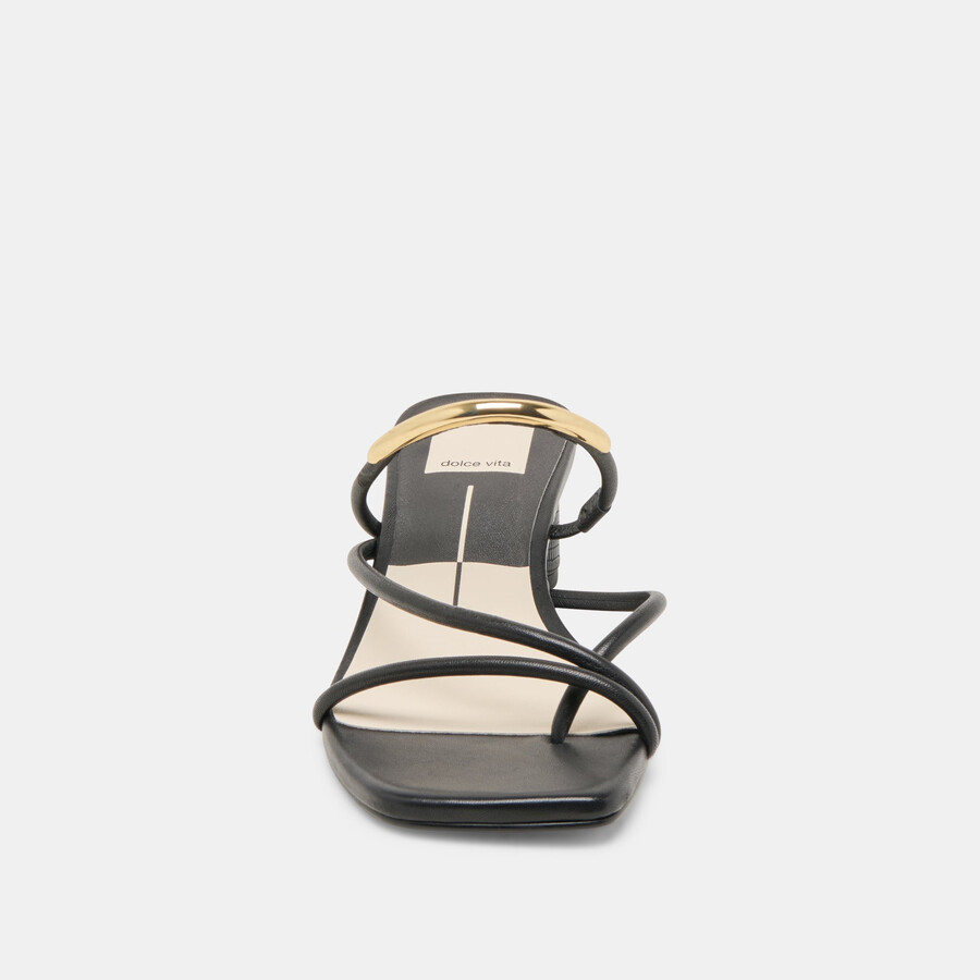 tacchi naira in pelle nera