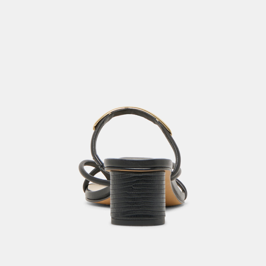 tacchi naira in pelle nera