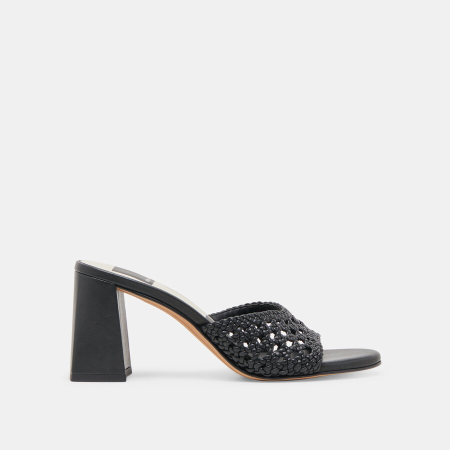 margoe heels stella nera intrecciata