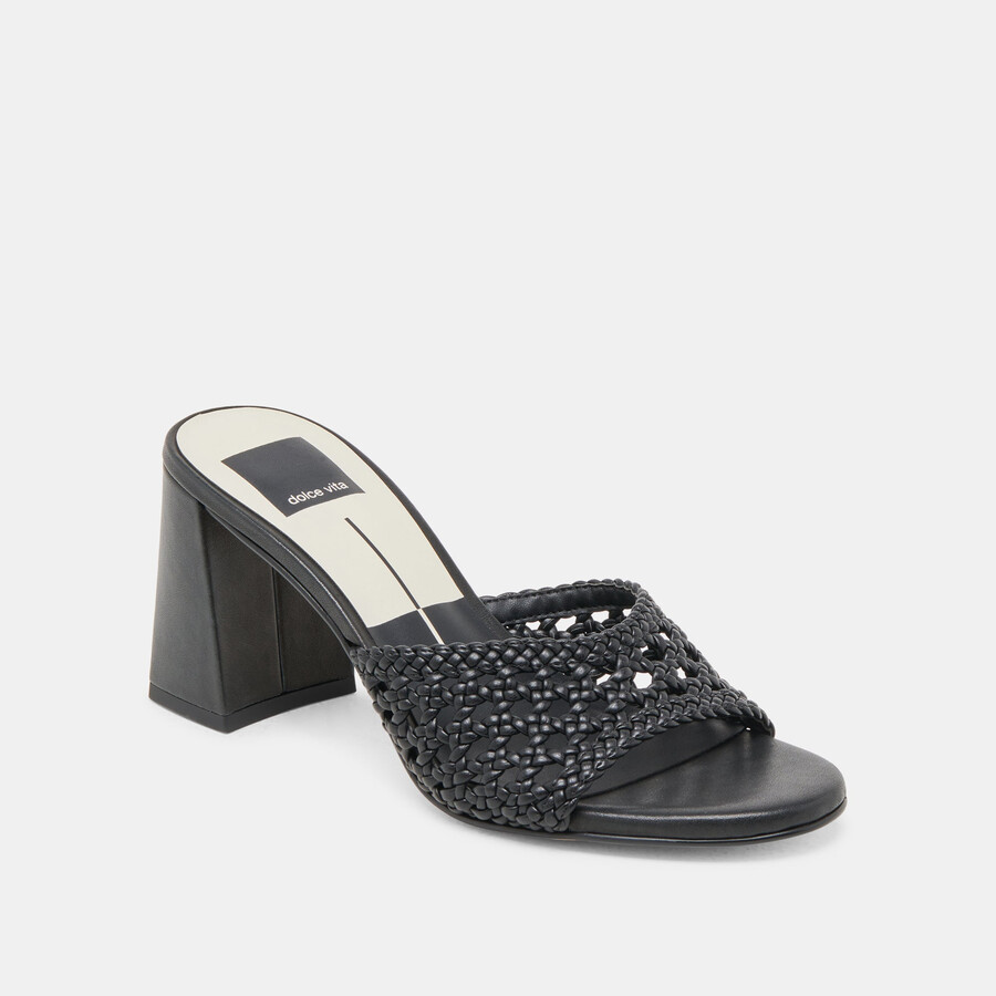 margoe heels stella nera intrecciata