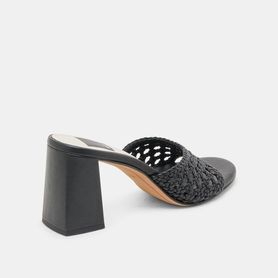 margoe heels stella nera intrecciata