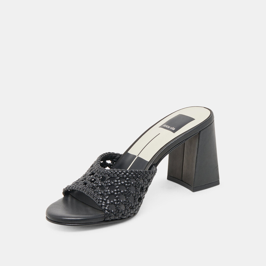 margoe heels stella nera intrecciata